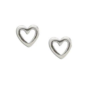 Cherished Moments Hollow Heart Earrings